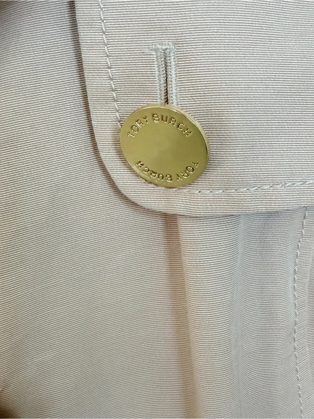 Tory Burch Blush Trench Coat with Belt